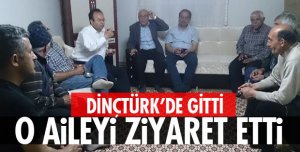 EVİ YANAN AİLEYE GEÇMİŞ OLSUN ZİYARETİ