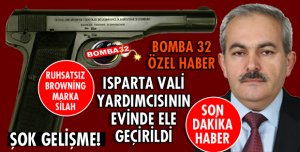 EVİNDE RUHSATSIZ SİLAH ELE GEÇİRİLDİ