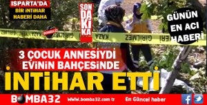 EVİNİN BAHÇESİNDE CANINA KIYDI 