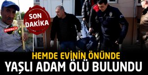 Evinin Önünde Ölü Bulundu