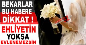 Evlenme Ehliyeti Alamayan Dünyaevine Giremeyecek