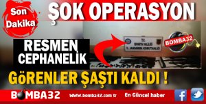 EVLERİ ADETA CEPHANELİK GİBİ 