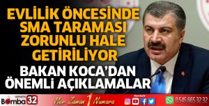 Evlilik öncesinde sma taraması zorunlu hale getiriliyor