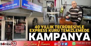 Express Kuru Temizlemede Kampanya