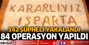 Eylül ayında 84 operasyon