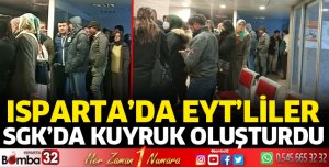 EYT'liler SGK'da kuyruk oluşturdu