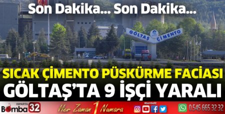 Fabrikada iş kazası 9 işçi yaralı