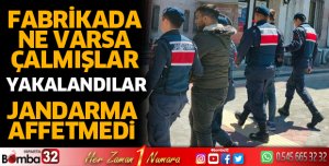 Fabrikada ne varsa çalmışlar