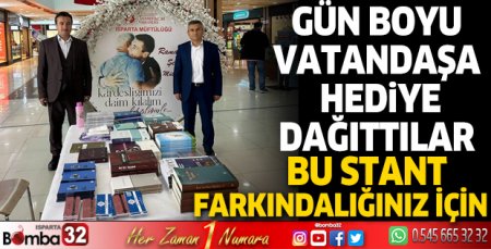 Farkındalık standı kuruldu