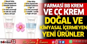 Farmasi BB krem ve CC krem doğal ve kimyasal içermeyen yeni ürünler 