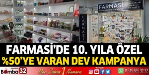 Farmasi’de 10. yıla özel yüzde 50'ye varan dev kampanya