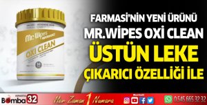 Farmasi’nin yeni ürünü Mr.Wipes Oxi Clean 
