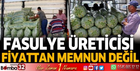 Fasulye üreticisi fiyattan memnun değil