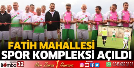 Fatih Mahallesi Spor Kompleksi açıldı