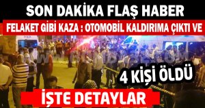 FATİH MAHALLESİ'NDE KAZA