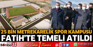 Fatih Mahallesinde temeli atıldı
