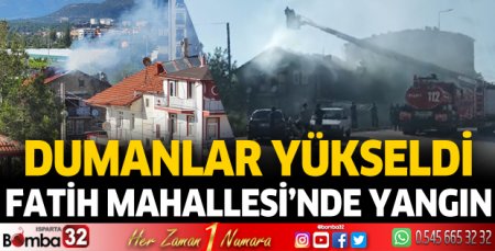 Fatih Mahallesi'nde yangın