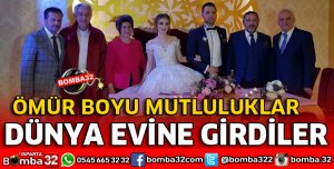 FATMA VE SALİH DÜNYA EVİNE GİRDİ