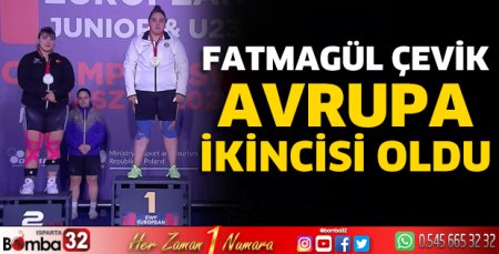 Fatmagül Çevik, Avrupa ikincisi oldu