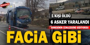 Feci kaza  1 ölü, 6 yaralı