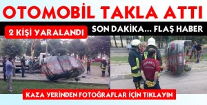 FECİ KAZA: 2 KİŞİ YARALANDI