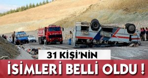 FECİ KAZA 31 YARALI !