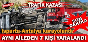 FECİ KAZA 7 YARALI
