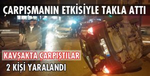 FECİ KAZA SÜRÜCÜLER YARALANDI