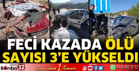 Feci kazada ölü sayısı 3'e yükseldi