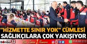 Fedakarca çalışarak ihtiyaç duyan vatandaşlarımızın yanındasınız