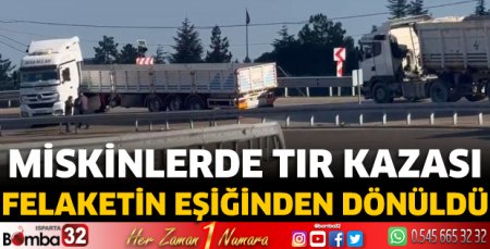 Felaketin eşiğinden dönüldü