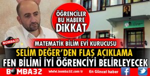 FEN BİLİMİ İYİ ÖĞRENCİYİ BELİRLEYECEK