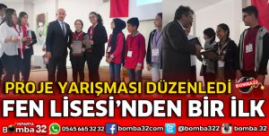 FEN LİSESİ ORTAOKULLAR ARASI PROJE YARIŞMASI DÜZENLEDİ