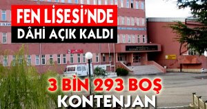 Fen Lisesi’nde dâhi açık kaldı