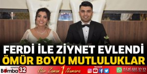Ferdi ile Ziynet evlendi