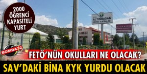 FETÖ BİNASI KYK YURDU OLUYOR
