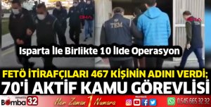 FETÖ İtirafçıları 467 kişinin adını verdi; 70'i aktif kamu görevlisi