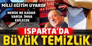 ISPARTA'DA FETÖ KİTAP TEMİZLİĞİ