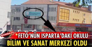 FETÖ OKULU BİLİM VE SANAT MERKEZİ OLDU
