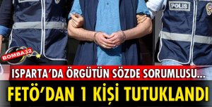 FETÖ'DAN 1 KİŞİ TUTUKLANDI!