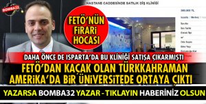 FETÖ'DAN FİRARİ OLAN HAKAN TÜRKKAHRAMAN AMERİKA'DA BİR ÜNİVERSİTEDE GÖREVE BAŞLAMIŞ