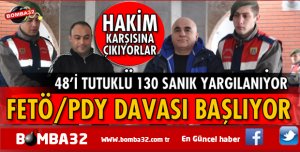 FETÖ/PDY DAVASI 4 MAYIS'TA ISPARTA' DA BAŞLIYOR