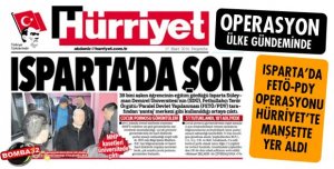 FETÖ/PDY OPERASYONU ULUSAL BASINDA