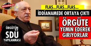 'FETÖ'YE 10 MADDELİK YEMİNLE GİRİLİYOR'