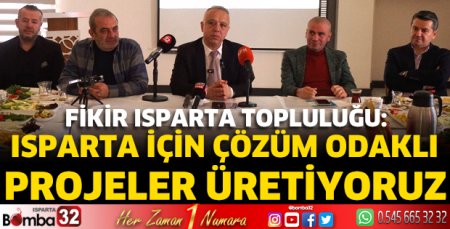 Fikir Isparta Topluluğu, basın mensuplarıyla kahvaltıda buluştu