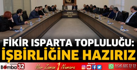 Fikir Isparta Topluluğu'ndan Ticaret ve Sanayi Odası’na ziyaret