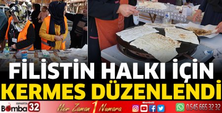 Filistin halkı için kermes düzenlendi 