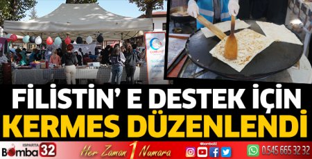 Filistin’e destek için kermes düzenlendi 
