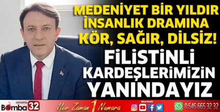Filistinli kardeşlerimizin yanındayız