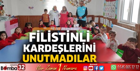 Filistinli kardeşlerini unutmadılar